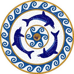 1022 - Medium Chasing Dolphins - 1022